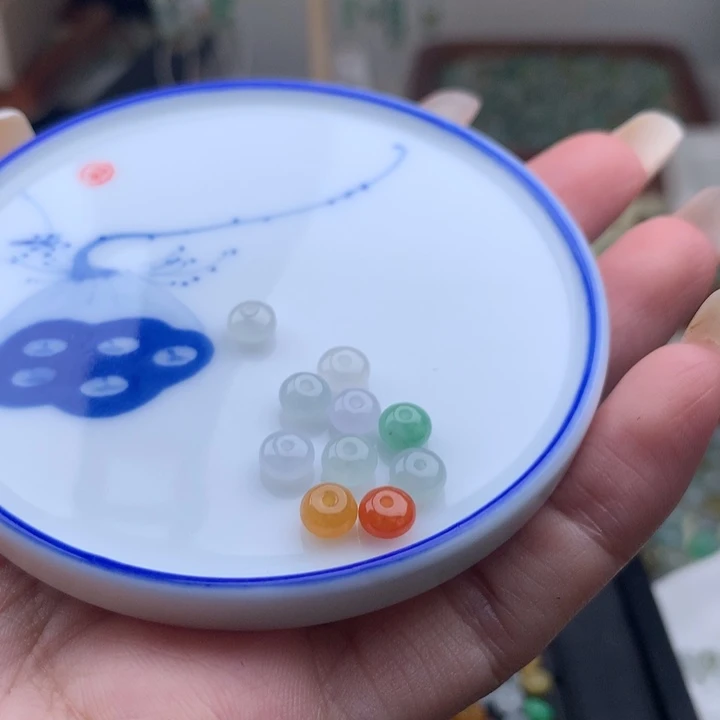 翡翠散珠鼓珠一手