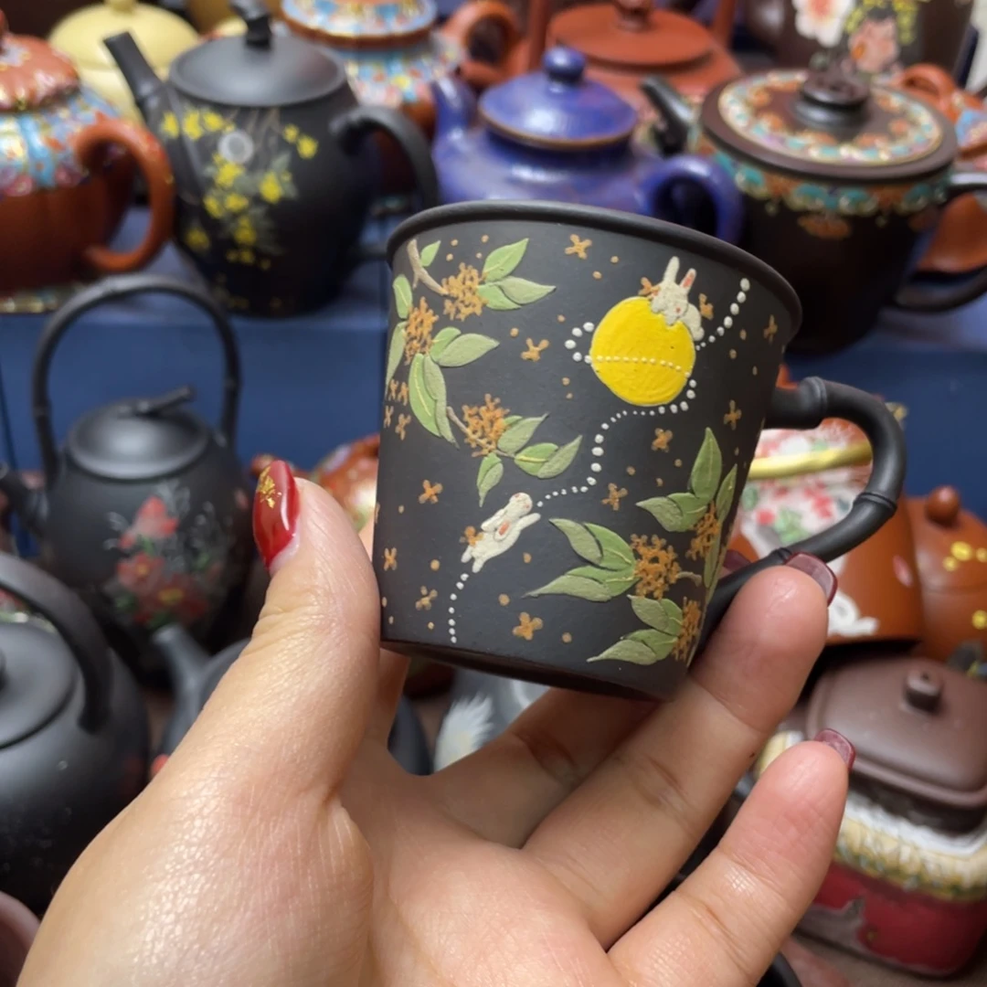 茶杯紫砂紫砂主人杯100cc