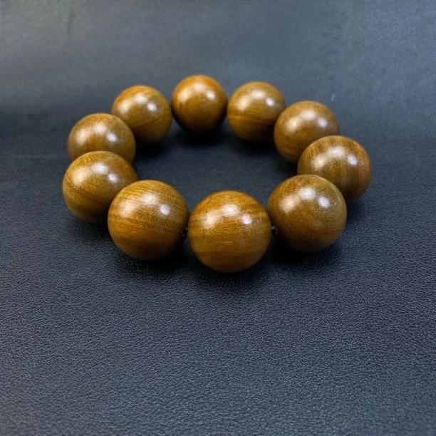 绿檀2.5圆珠单圈手串