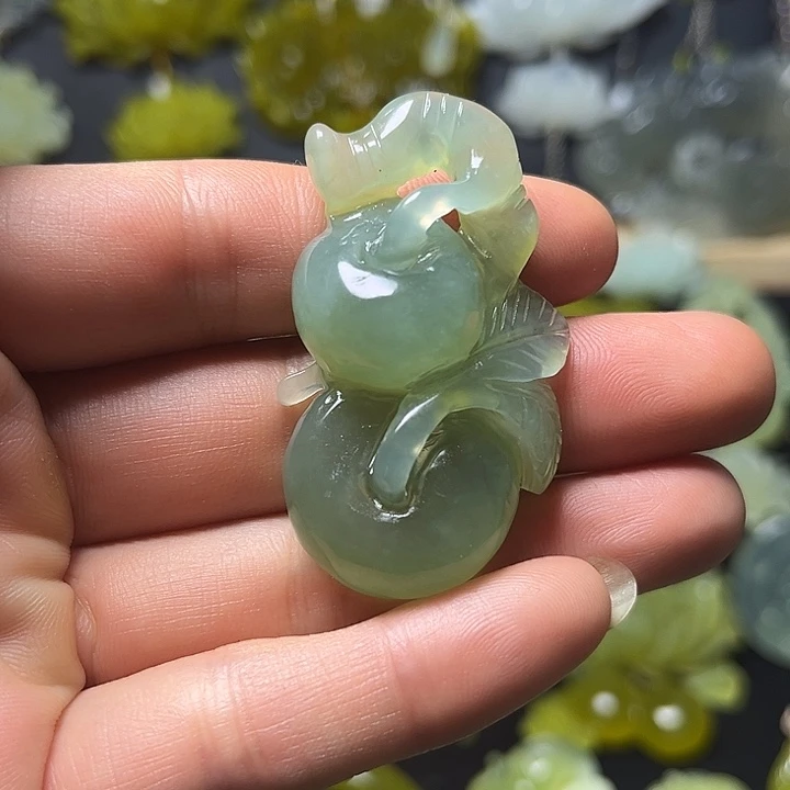 未镶嵌蛇纹石玉发饰