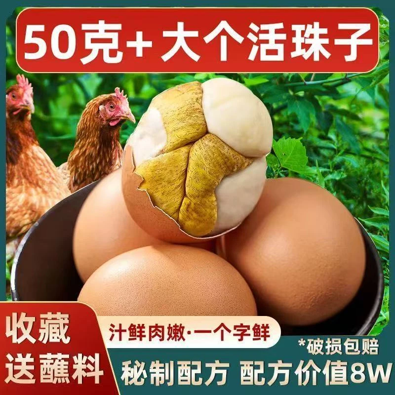 【LMZ】新鲜13天活珠子钢化蛋毛鸡蛋即食五香香辣味商用鸡胚胎批发