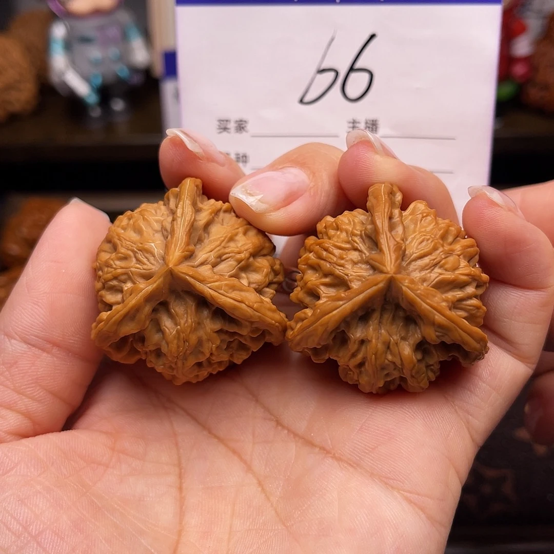 桃核吊坠盘山三棱38