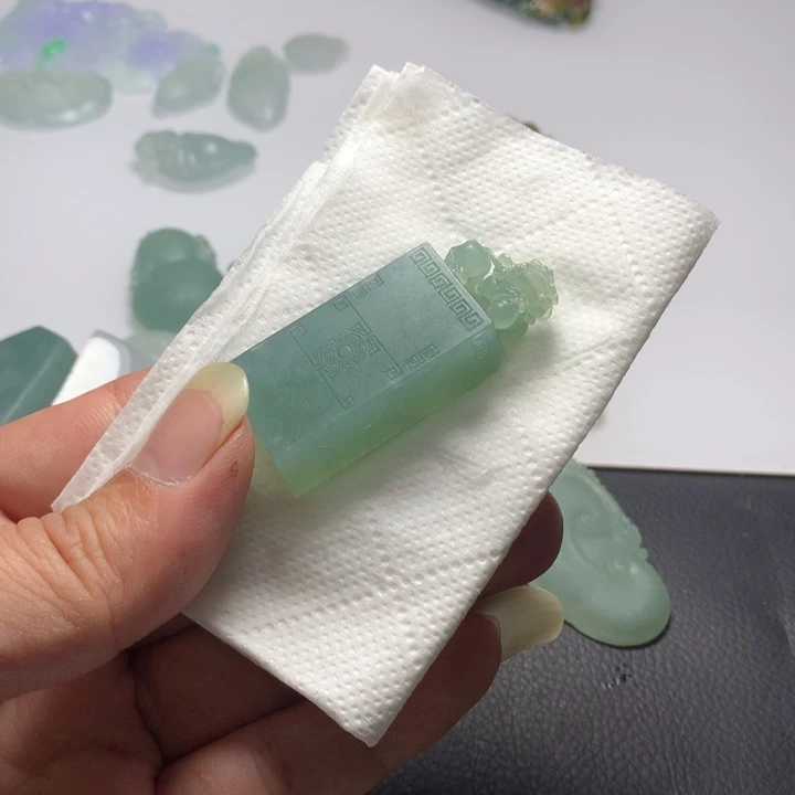 善***缘定制翡翠未镶嵌天