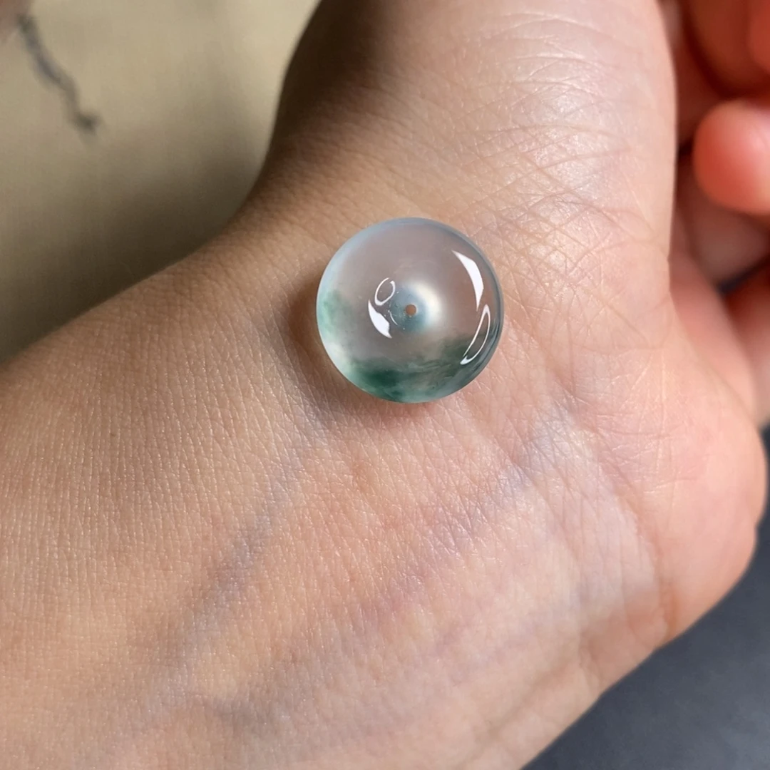 翡翠未镶嵌颈饰扣子14.7-4.7