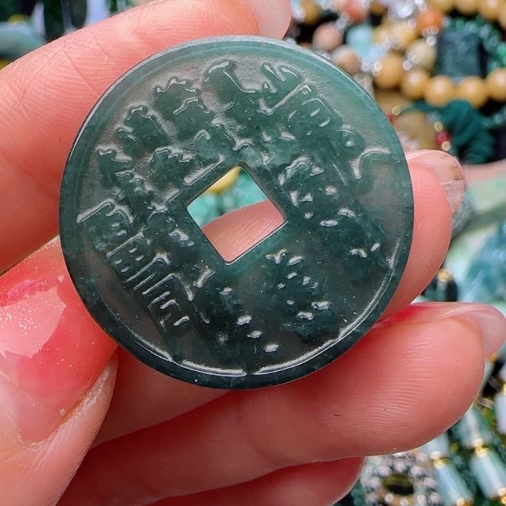 翡翠颈饰未镶嵌天然A货87