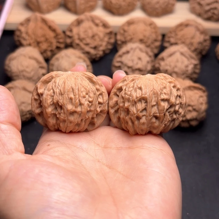 文玩核桃把件41磨盘正