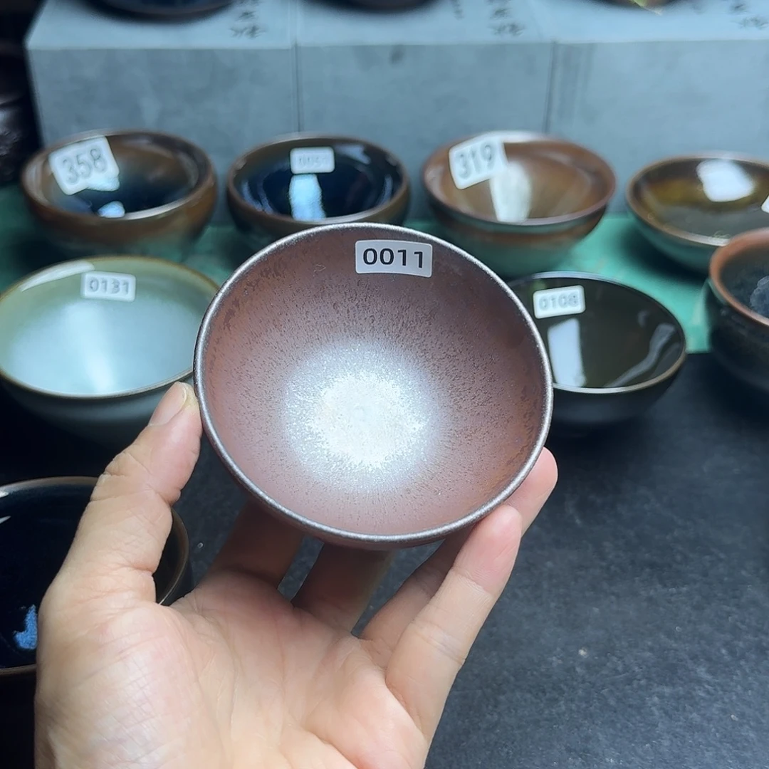 茶盏0011 柴烧手工主人杯