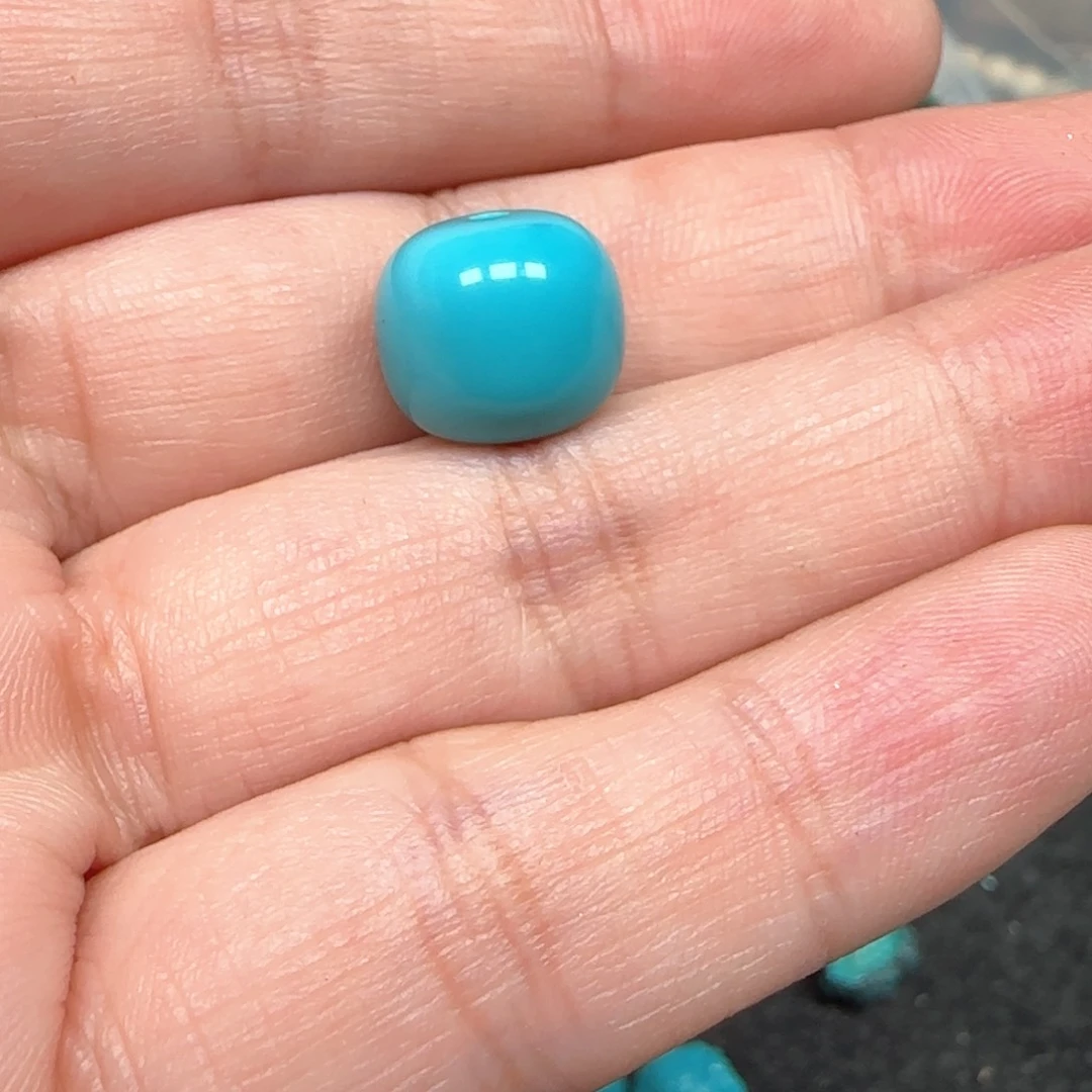 绿松石珠子未镶嵌