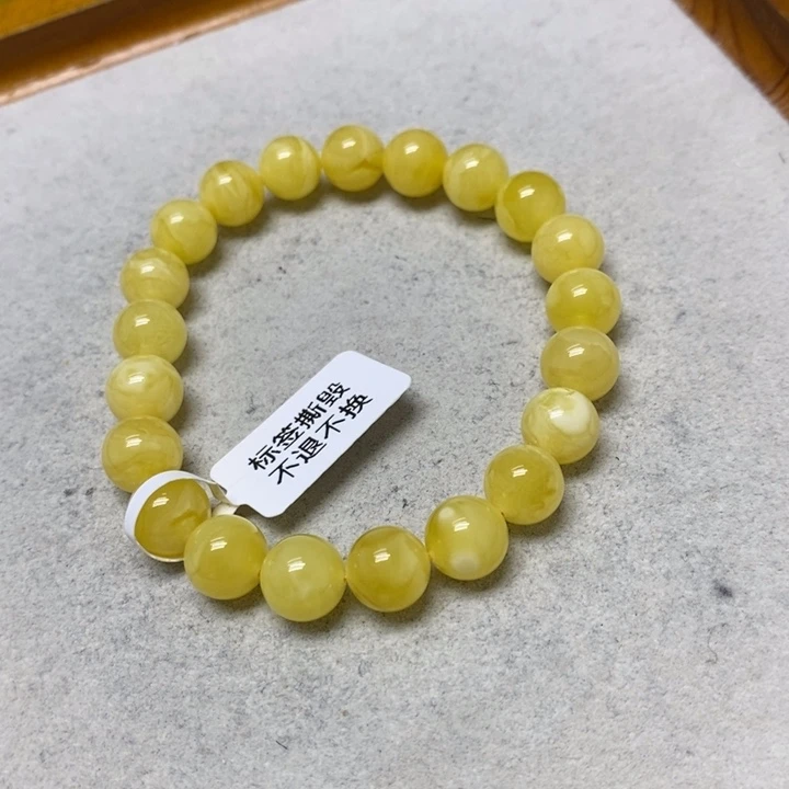 蜜蜡未镶嵌裸石串