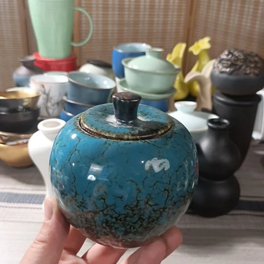 陶瓷盖碗茶杯茶叶罐主人杯