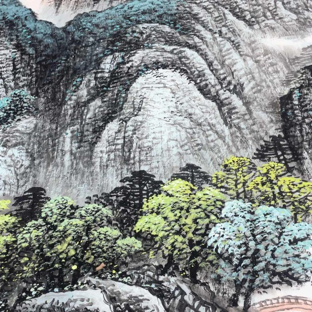 国画老师手笔手绘ly