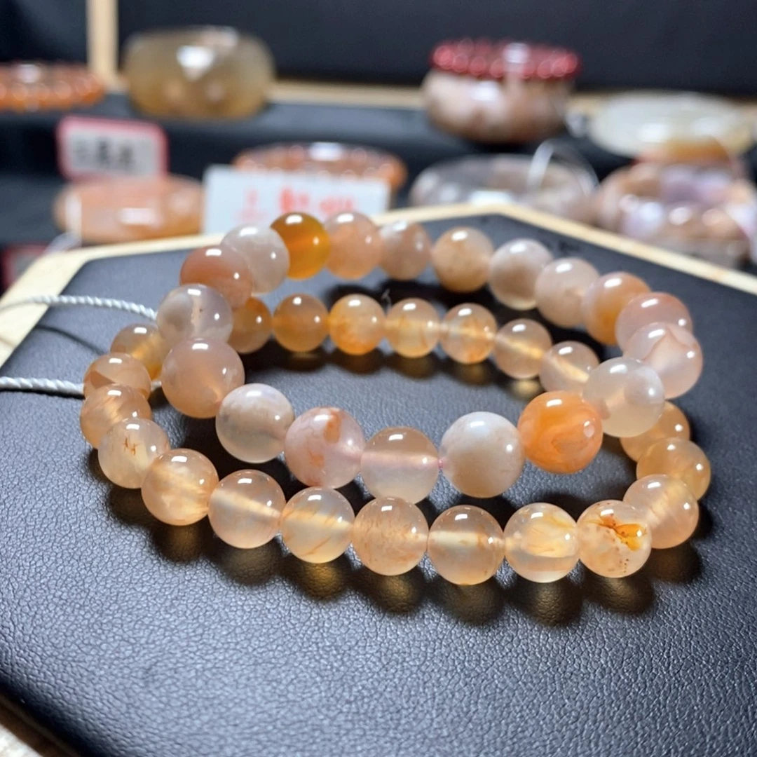 苍***仓玛瑙/玉髓手串未镶嵌