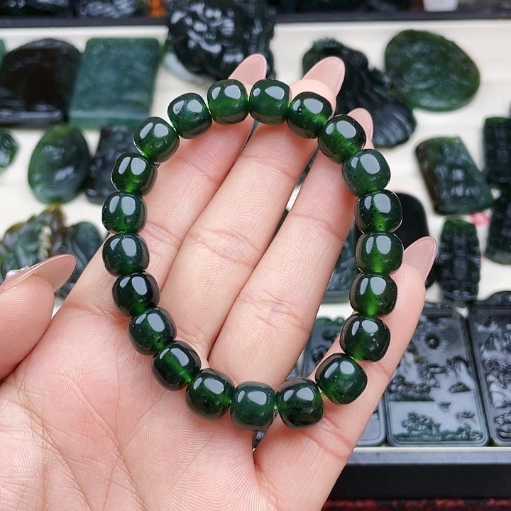 蛇纹石玉未镶嵌挂件泰山玉10