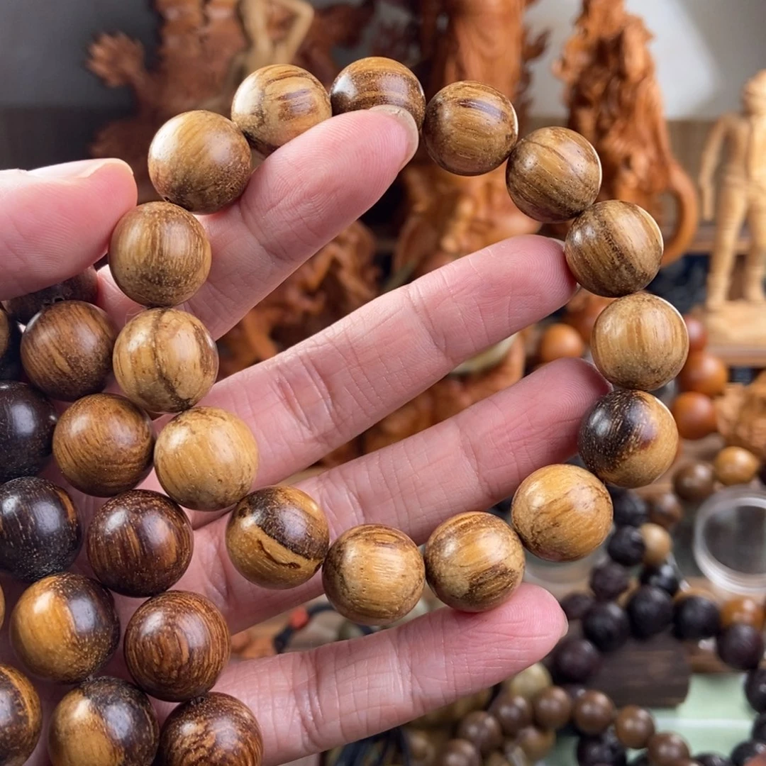 维腊木（绿檀）无事牌罡*!