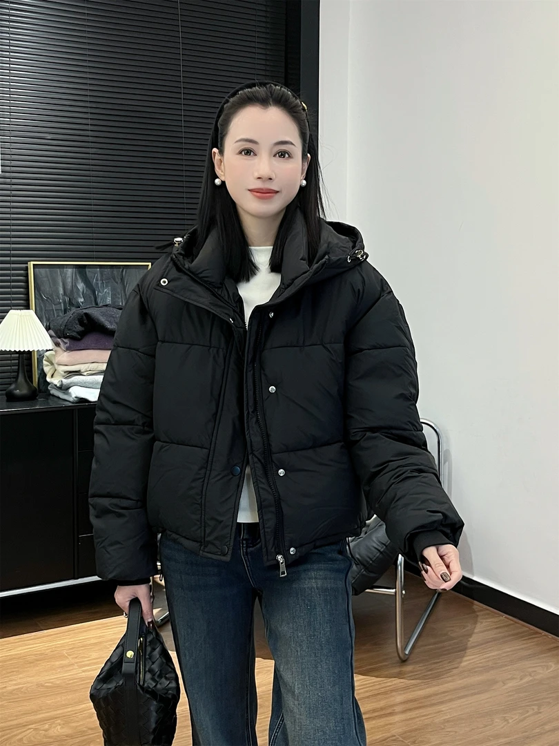 【Si&华严选】立领时尚保暖拉链小个子面包服宽松加厚棉服外套998