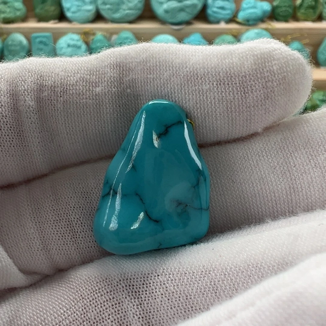 未镶嵌绿松石随形16mm