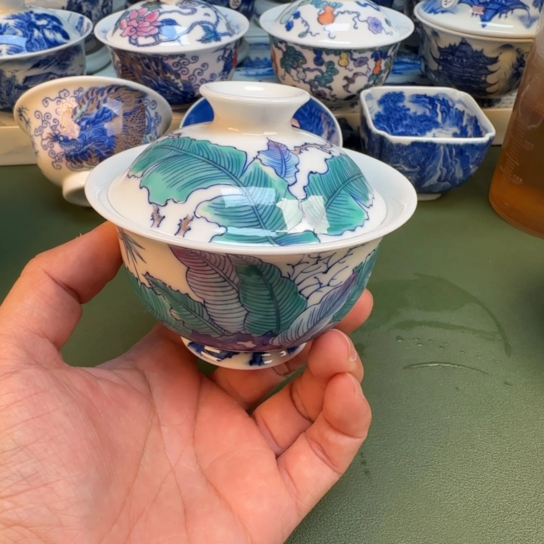 纯手工纯手绘茶具石头31