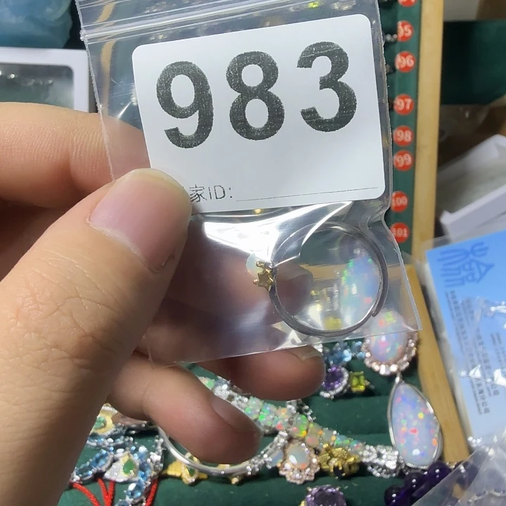 c***ᶞ欧泊银S925镶嵌戒指