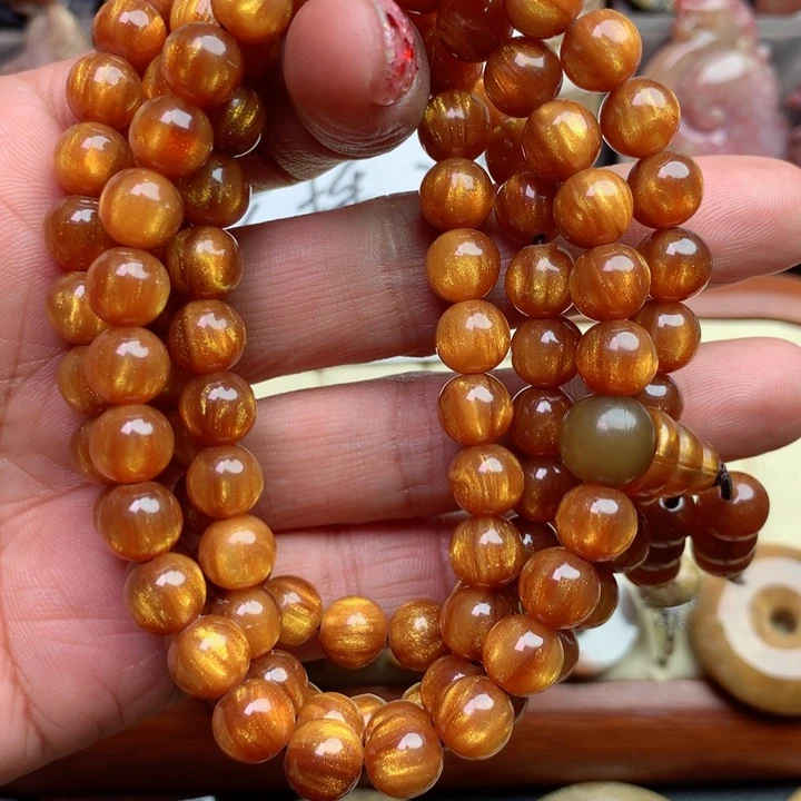 硅化珊瑚（珊瑚玉）颈饰未镶嵌