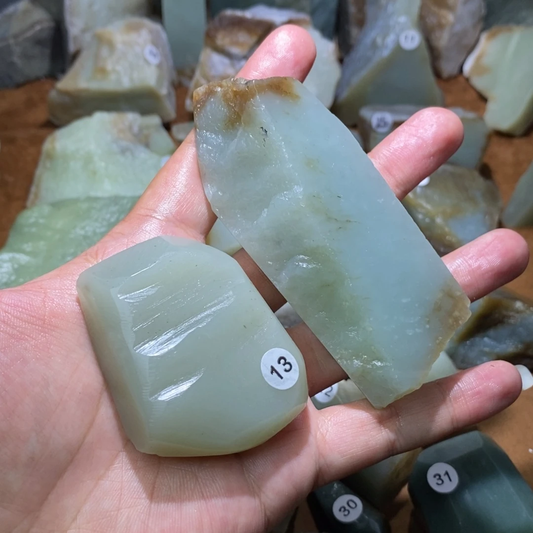 未镶嵌和田玉珠宝半成品新****西