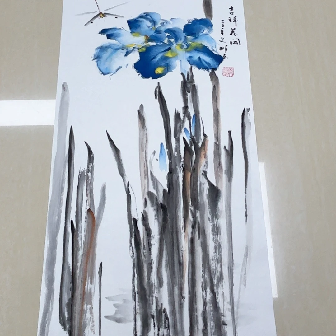 国画国画作品多次