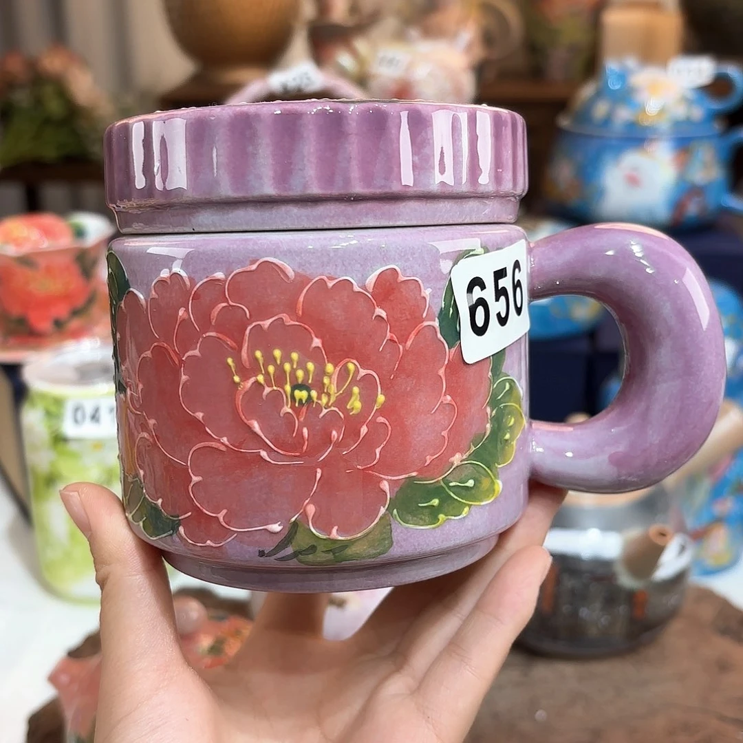 景德镇手绘高温釉下彩陶瓷茶具