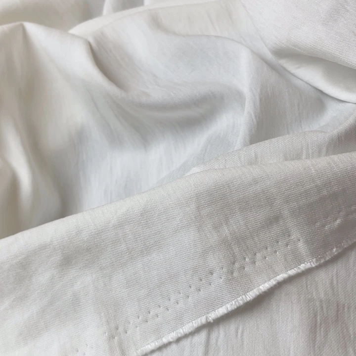 天丝（莱赛尔纤维）白色天丝亚麻2米