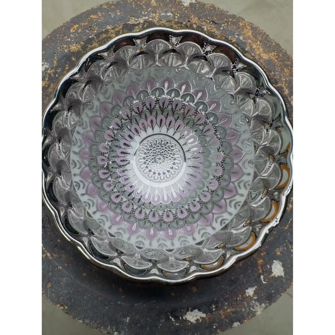 茶杯茶器 花口银盏