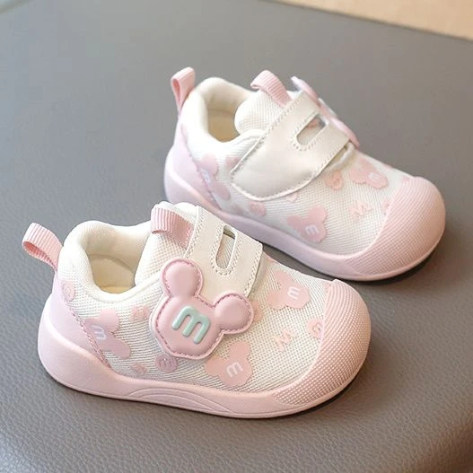 婴儿宝宝步鞋防滑春季新款鞋子幼儿软底机能婴幼儿透气春秋婴儿鞋