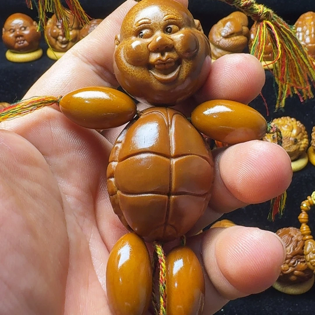 *****橄榄核把件大富贵