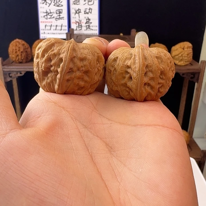 把件文玩核桃37加全品元宝骨质硬，压手