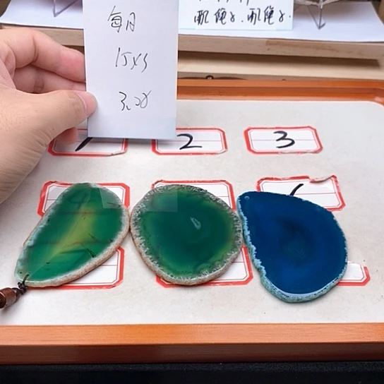 玛瑙/玉髓颈饰足银镀金镶嵌每****a