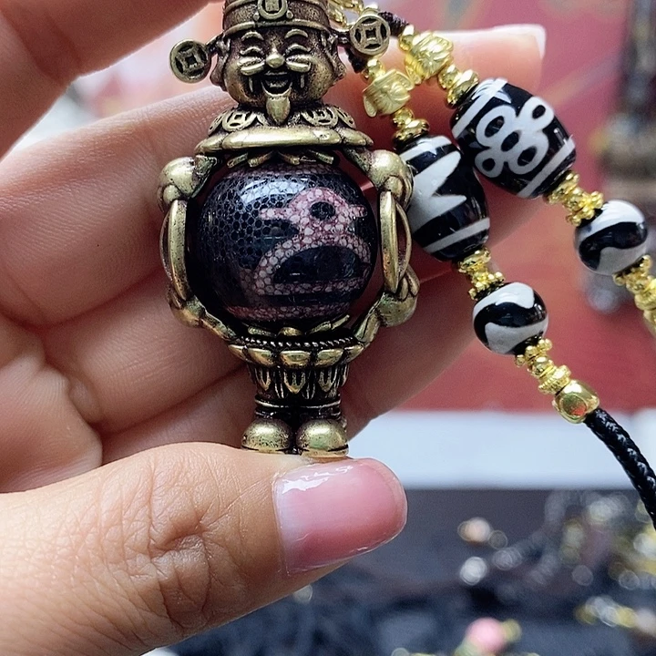 玛瑙/玉髓合金颈饰