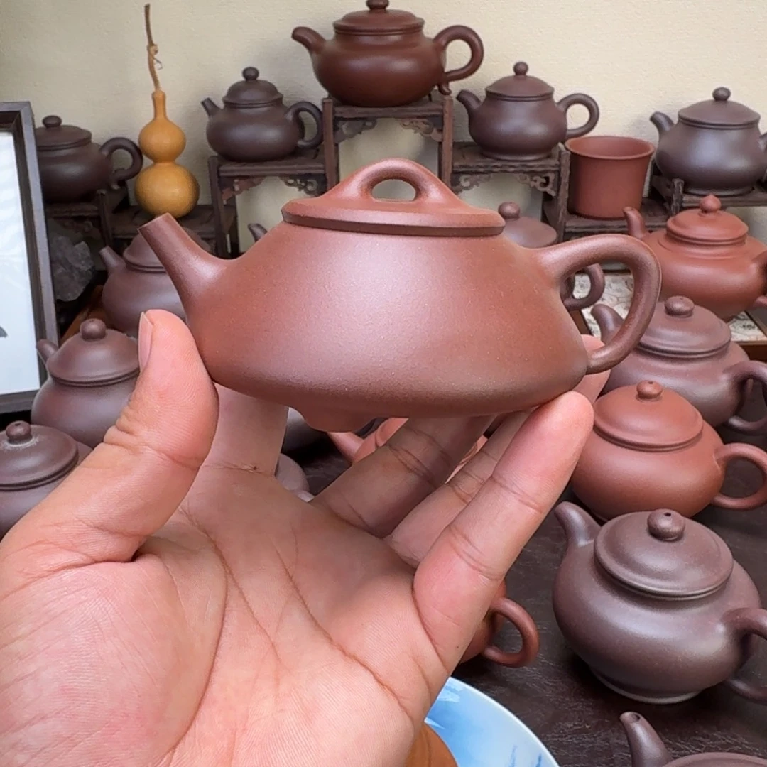 一****茶壶紫砂原矿底槽清160cc