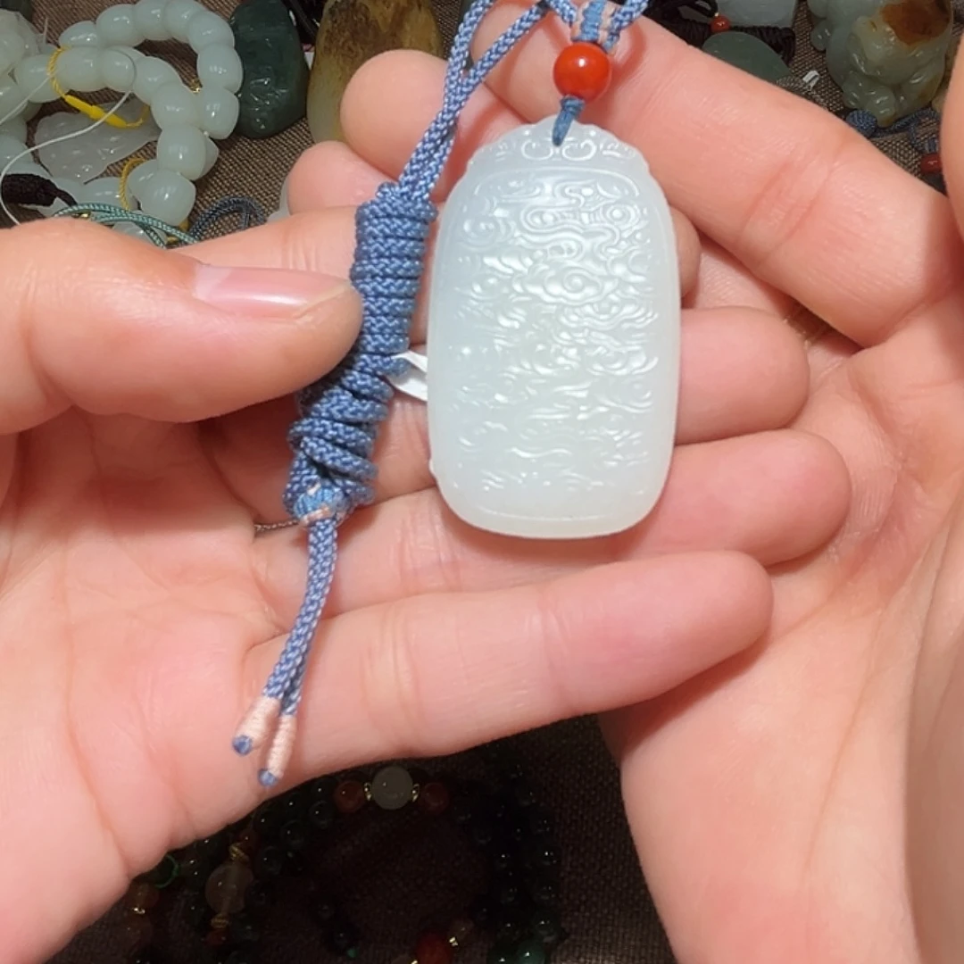 和田玉未镶嵌吊坠(不含链)