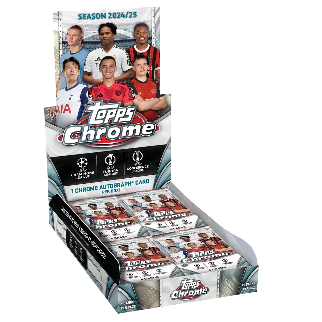 【盲盒】24-25 topps 欧战 Chrome TC hobby 球星卡【下单默认代拆】