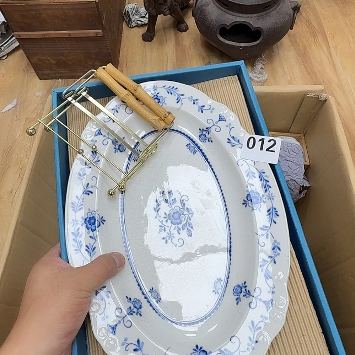 瓷片工艺品摆件瓷器摆件正能量