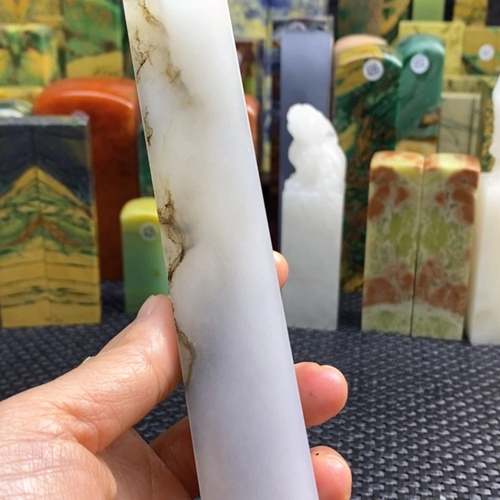 四川石左*青田石印章石