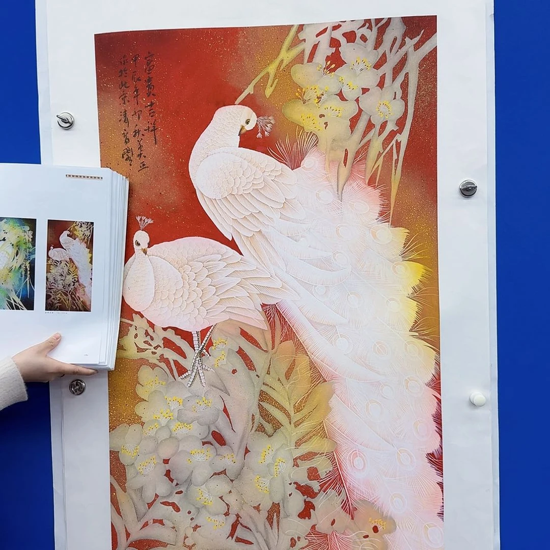 国画多次参加国内外大型展览交流