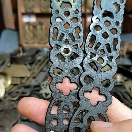 @***照硅胶铜攀一对，包浆自然