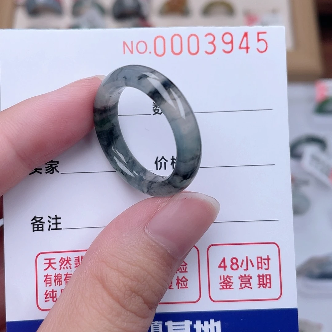 翡翠戒指未镶嵌翡翠戒圈21-22港