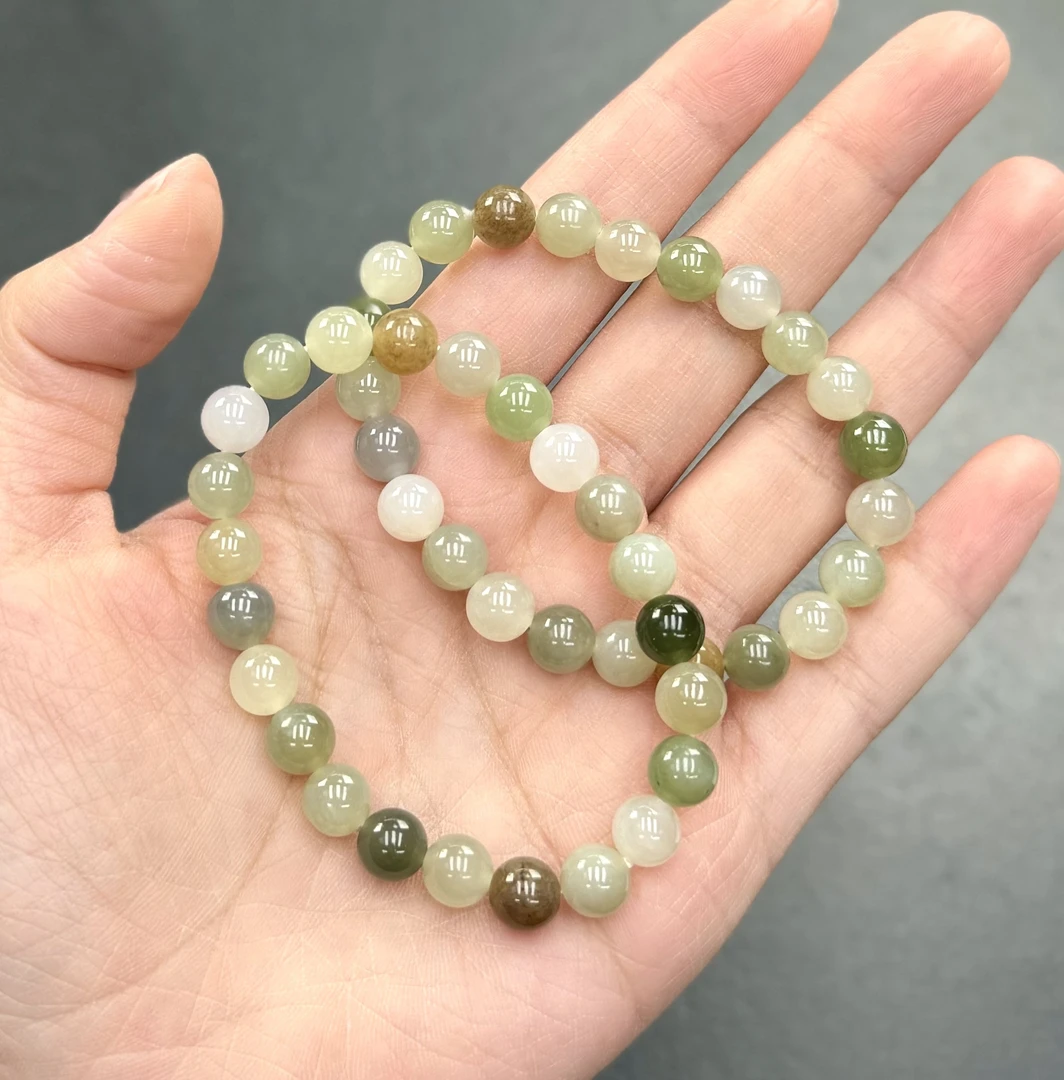 和田玉多宝手链手串8mm（多样性发其一）