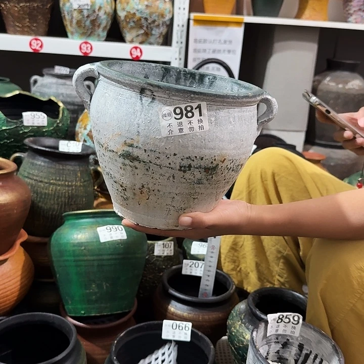 灰白双耳981高度18口19