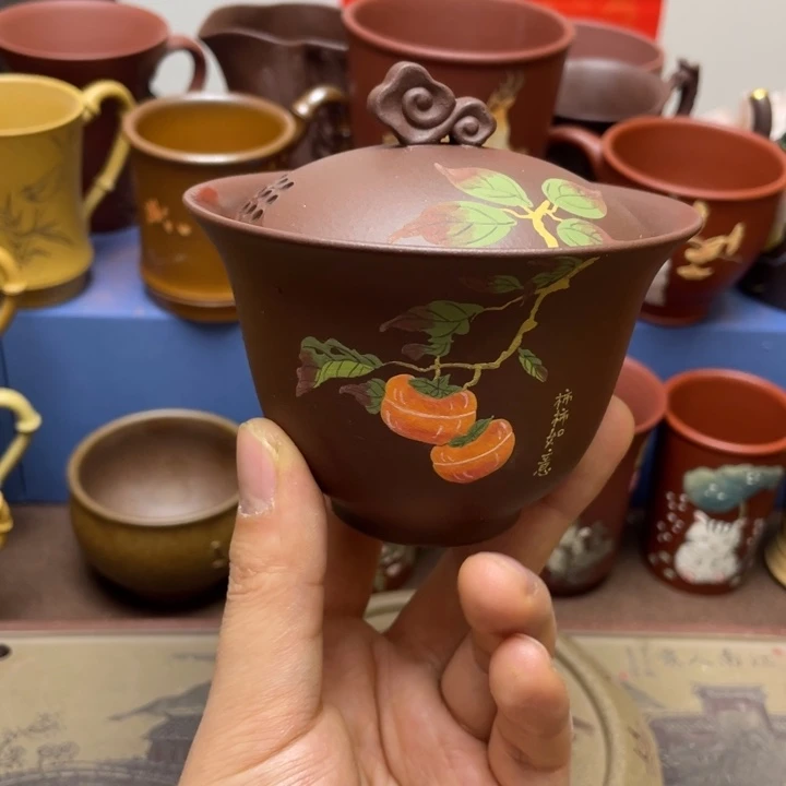 紫砂茶杯紫砂主人杯