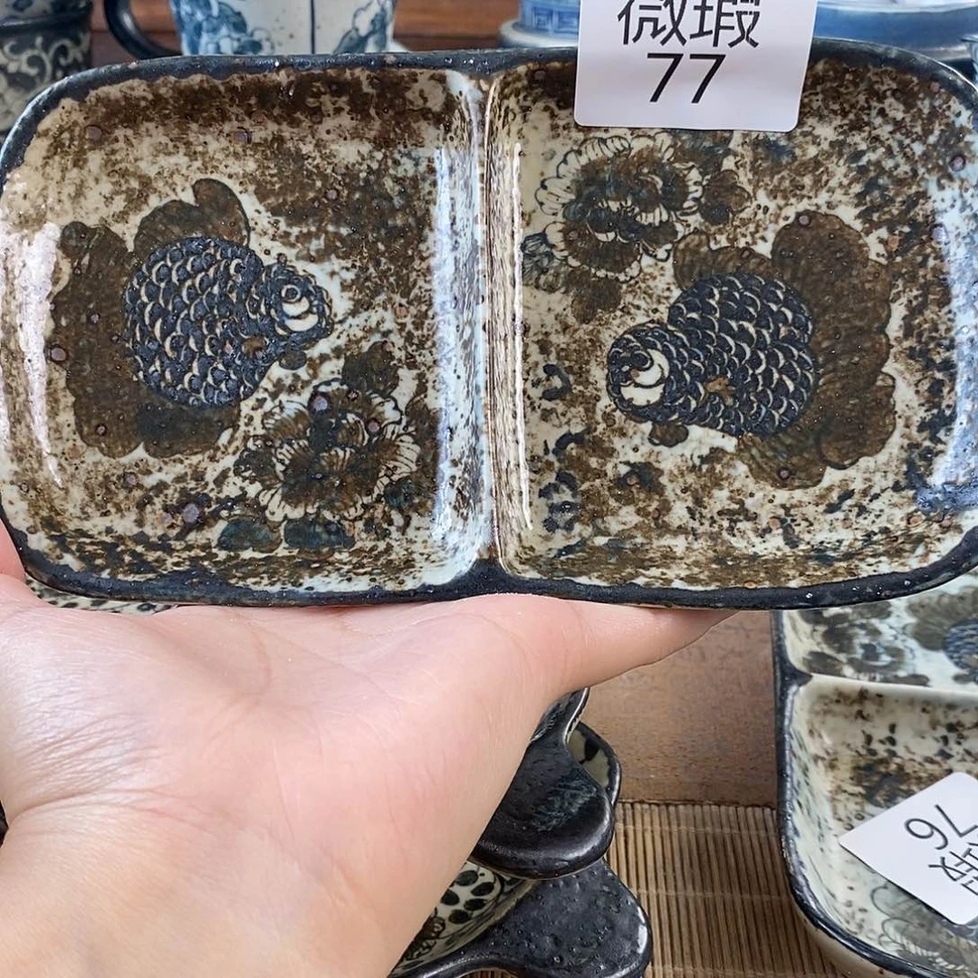 手工手绘青花高温陶瓷