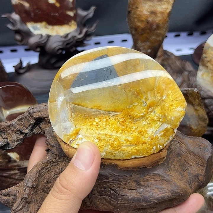 时***角珠宝半成品水晶未镶嵌
