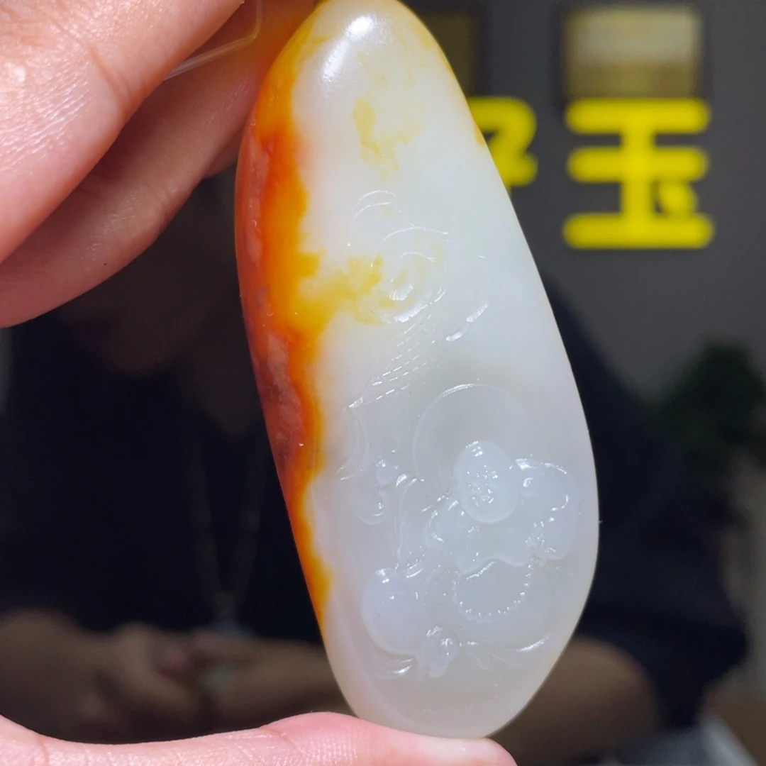 和田玉未镶嵌颈饰D2