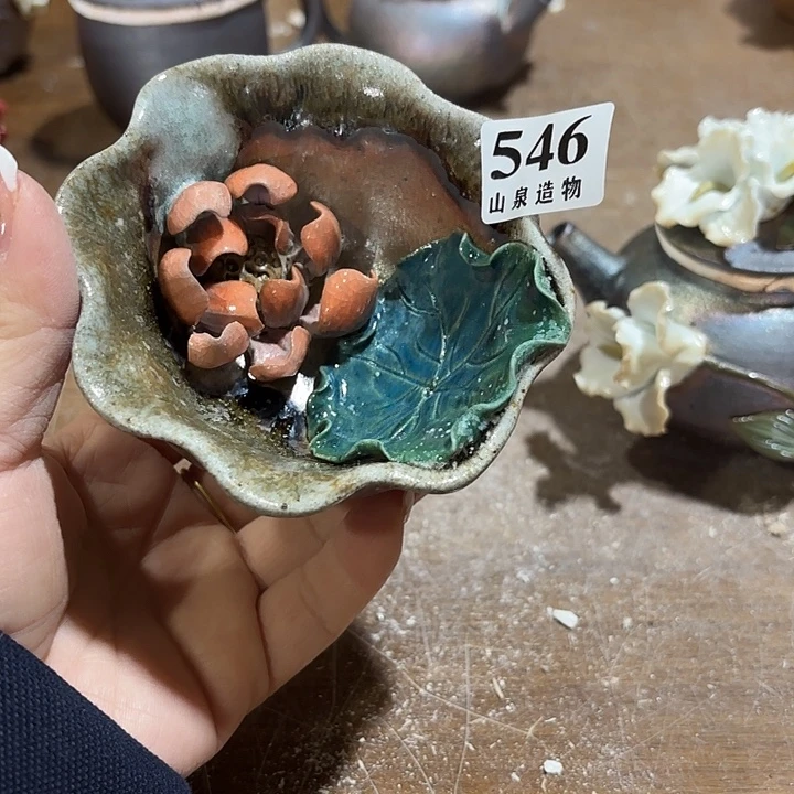 伤***瑰山泉造物手工制作柴烧546