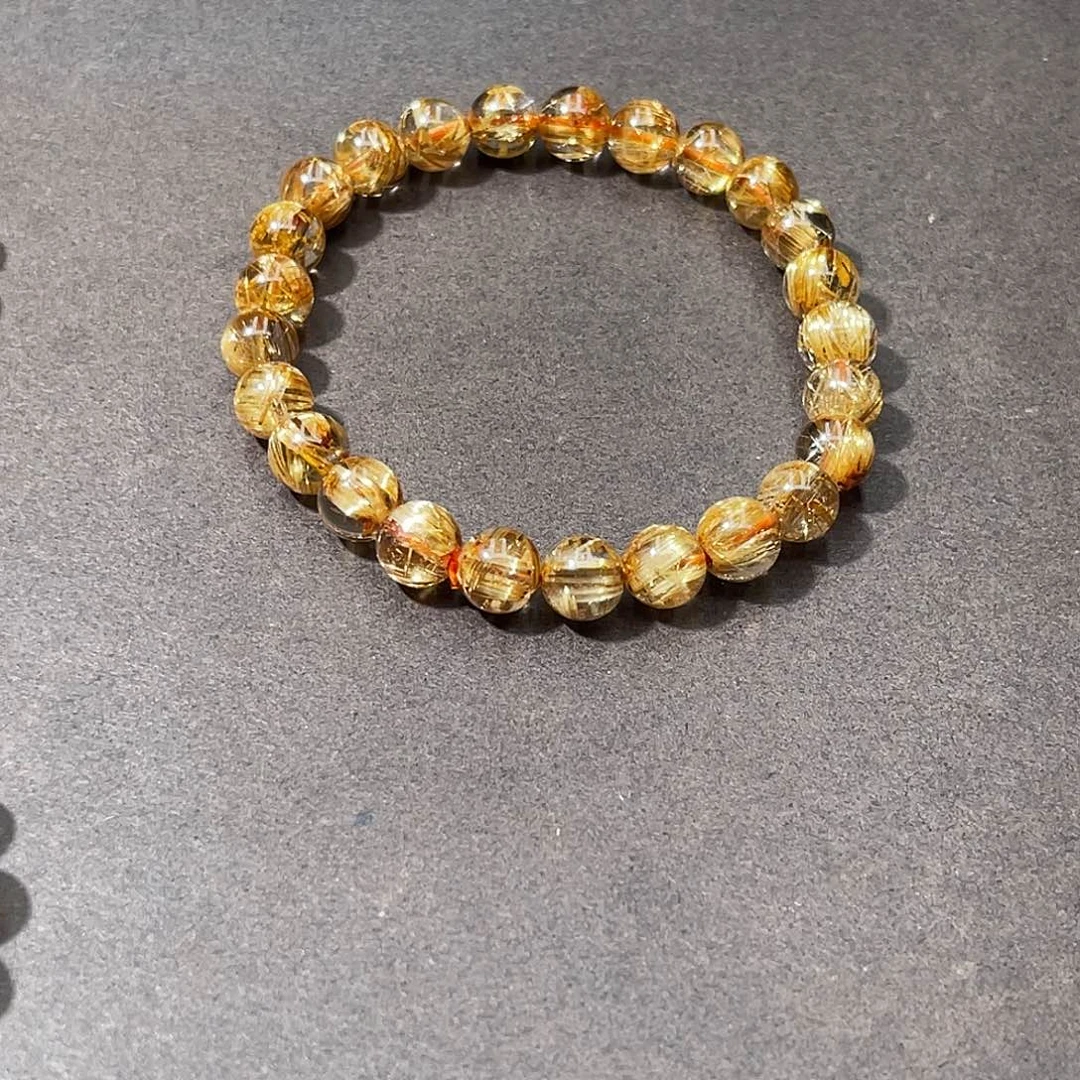 厦***手串未镶嵌水晶钛晶