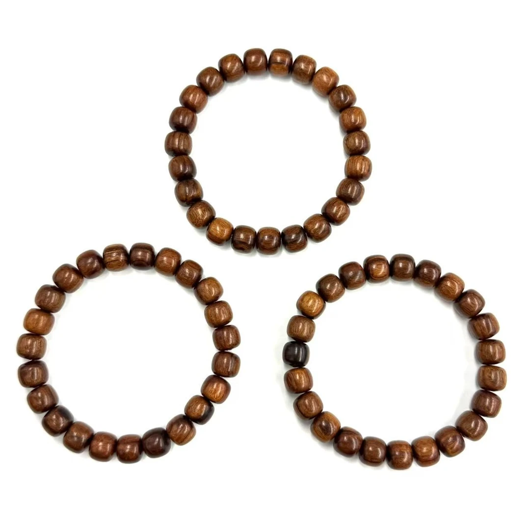 s1647-黄花梨老型桶珠单圈手串-赠礼盒-多样性只发一件